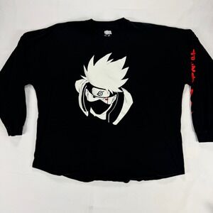Naruto Shippuden Kakashi‎ Long Sleeve T Shirt 20th Anniversary Hot Topic 2XL